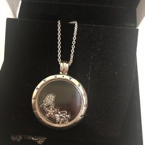 PANDORA FLOATING LOCKET NECKLACE